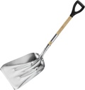 Aluminum Shovel with D-Handle - Stable While Light Weight (2.5 lbs) 20" Blade - Reinforced Edge Ergonomic Design Folding with Threaded Connection