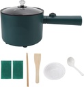 Hot Pot Electric, 1.8L Portable Nonstick Frying Pan Ramen Cooker, 2 Temperature Mode,Electric Pot for Pasta, Steak, Electric Cooker for Home Dorm Office Cooking(US Plug)