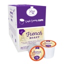 Joffrey's Coffee - French Roast, Rich Coffee Blend, Artisan Dark Roast, Arabica Beans, Full-Bodied Blend, Hints of Caramel & Chocolate, K-Cup 2.0 Compatible (Single Serve Cup, 24 Count)