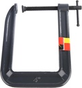 Heavy Duty C Clamps for Woodworking, Deep Throat G Type 100mm x 185mm Clamp for DIY Carpentry Projects Clamping Tool
