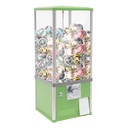 Candy Dispenser 25 Cents Commercial Gumball Dispenser Machine with Keys Balls Capsule Toys Vending Machine for Business Retail Stores Game Halls,10.2x10.2x25.2in,15 lbs Bearing (Light Green)