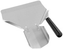 Thunder Group SLFFB001L French Fry Scoop, Left Handle, 18/8 Stainless Steel, Pack of 6