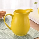 Milk Frothing Coffee Milk Frother Cup Serving Pitcher Handmade 350ml Ceramic Creamer, Milk Jug, Pourer, Pitcher Jug, Pottery Housewarming Gift For Tea Coffee Lovers (Color : E)