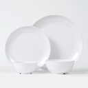 16Pcs Melamine Dinnerware Sets, Plates and Bowls Sets for 4, Lightweight and Unbreakable Dish Set for Camping, Picnic,RV, Dishwasher Safe,BPA Free