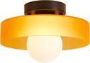 Ceiling Light Fixtures Vintage Flush Mount Ceiling Light Mid Century Modern Lights Kitchen Light Dining Room Light Orange