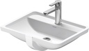 Duravit 0302490030 Starck 3 20-5/8" Rectangular Ceramic Undermount Bathroom Sink