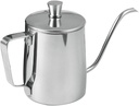 NUOBESTY 304 Stainless Pot with Lid Mini Pour-Over Kettle for Espresso Home Brewing Heat Resistant