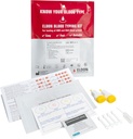 Eldoncard INC Blood Type Test (Complete KIT) - Find Out if You are A, B, O, AB & RH- Results in Minutes - Air Sealed Envelope, Safety Lancet, Micropipette, Cleansing Swab - 1 Pack