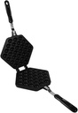 1x Eggettes Pan, Bubble Waffle Maker Pan Egg Aluminum Alloy Double-Sided For Home Kitchen Use for Home