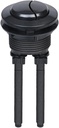 Black Round Dual Flush Button, Bathroom Toilet Flush 38/48/58mm Dual Toilet Tank Repair Parts, Toilet Water Tank Valve Accessories(38mm)