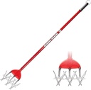 Garden Weasel Cultivator and Hand Tiller 90206 - Garden Tiller with Detachable Tines - Manual Hand Ground Tiller - Weather and Rust Resistant - Carbon Steel