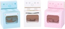 Bun in the Oven Cupcake Boxes for Baby Shower Favor, Boy Girl Gender Reveal Party (12pcs, Pink)