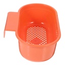 Cabilock Sink Hanging Drain Rack for Kitchen Waste Multi-Purpose Food Waste Drain Basket Under Cabinet Trash Organizer Convenient Strainer for Fruits Vegetables