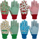 Kids Gardening and Garden Gloves for Toddler,Children's Yard Work Glove,Gift,Cute Pattern,Age3-8