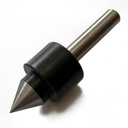 Live Center 3/8" Straight Shank Cue Building Tool Wood Mini Lathe Custom 60° Live Center