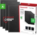 Honeywell HRF-A200 Air Purifier Pre Kit Filter, 4-Pack - Allergen Air Filter Targets Dust, VOC, Pet, Kitchen, and Wildfire/Smoke Odors