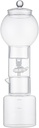 Tower Ice Coffee Maker Capacity Tea Tower,Cold Brew Drip Tower,Cold Brew Drip Tower, Glass Cold Brew Maker, with Adjustable Rate Dripper, Drip Type Cold Extraction Coffee Machine for Home, O