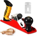 Hand Planer with 2 Inch Blade Adjustable Smoothing Wood Plane Universal Bench Plane for DIY Door Installation Woodworking Trimming
