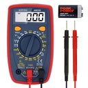 ASTROAI Digital Multimeter, 2000 Counts Multimeter mit DC AC Voltmeter und Ohm Volt Amp Tester, misst Spannung, Strom, Widerstand; Tests Live Wire, Continuity (Rot)