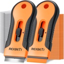 REXBETI Razor Blade Scraper Tool, Paint, Windows, Glas Stovetop Scraper
