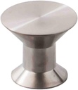 1 3/16" Round Knob - Brushed Stainless Steel by Top Knobs