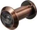 Full Copper High-Definition Door Viewer Shutter Security Peep Hole Camera Easy Install Privacy Cover