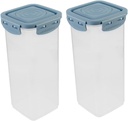 2pcs Airtight Bread Box Lid Plastic Fresh Bread Storage Container for Sandwiches and Yogurt Fermentation Capacity for Kitchen Organization