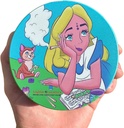 4 Inch herb grinder / 4 inch spice grinder - portable size allows for you to easily grind your herbs at home or on the go. Grinder is Aluminum Alloy (NO Screen Catcher) (Alice, 4 Inches / 100mm)
