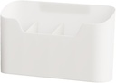 PRETYZOOM Multi-functional Wall Storage Box Organizers Storage Baskets for Kitchen Bathroom White Large Hanging Shower Basket