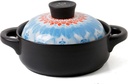 Health Casserole Dish With Lid, Handmade Nonstick Slow Cookers Ceramic Cotta Pan, Korean Stone Bowl,C-1.5L