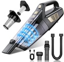 Handheld Vacuum Cordless, 15000PA Strong Suction Hand Held Car Vacuum Cleaner Portable with Multi-Nozzles & Washable Filter, Lightweight Dust Busters Rechargeable for Home, Car, Office, Pets