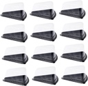Quality Material Triangle Cake Box Cupcake Cheesecake Carrier 100pcs Sturdy Packaging for Present Occasion