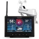 AcuRite Iris Weather Station with Rain Gauge and Wind Speed/Direction, Indoor Outdoor Thermometer Wireless Outdoor Sensor for Temperature and Humidity, and HD Display with Built-In Barometer (01535M)