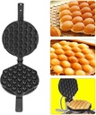 Bubble Waffle Maker, Kitchen Nonstick Egg Bubble Baking Molds Plate, Waffle Maker Baking Pan Tool, Egg Waffler Iron Griddle for Home Commercial Use