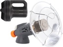 Camping Tent Butane Gas Heater, Outdoor Patio Heater, Portable Outdoor Heater Strong Heat Power Avoid Burns Fire Adjust Auxiliary Igniter Butan Pilipane