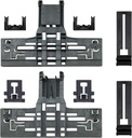 Upgraded WPW10546503 Dishwasher Top Rack Adjuster Compatible with Kitcheneaid Dishwasher Parts Upper Rack, Includes W10546503 W10195840 W10195839 W10250160 Part for Whirlpool kenmore Dishwasher, 8 PCS