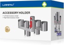 LANMU Accessory Holder Compatible with Dyson V15 V12 V11 V10 V8 V7 Outsize Gen5 G5 Cordless Stick Vacuum, No-Drilling Docking Station Attachments Organizer Accessories Storage Rack