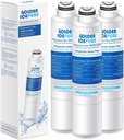 GOLDEN ICEPURE RWF0700A Refrigerator Water Filter Replacement for Samsung DA29-00020B, HAF-CIN/EXP, RF263BEAESR, RF28HMEDBSR, RF28HFEDTSR, RF28HFEDBSR, 3PACK