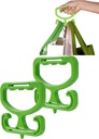 Beipof 2Pack Heavy Duty Grocery Bag Holder,Comfortable Grip Carry Handle Plastic Shopping Bag Holder, Reusable Handle