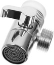 DOITOOL Shower Arm Diverter 1 2 Splitter Bathroom Machine Hose Diverter Sink Portable - Out Aerator Shower Way -way In Adapter Kitchen Faucet with Dishwasher for Washing Shower Diverter