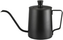 1pc Stainless Steel Teapot for Tea Coffee Mini Kettle Ergonomic Design for Home Use Black Multi-purpose Beverage Container