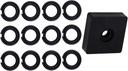 (12 Sets) 1/2" Impact Friction Ring Retaining Ring Clip with O-Ring for Mmilwwaukiiii Electric/Pneumatic Type Impact Wrench, Retainer Ring Anvil Install Tool Included