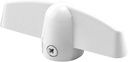 Prime-Line H 4279 Casement Operator Tee Handle, White, 11/32 in. Bore, Fits Truth (4 Pack)