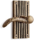 Signature Hardware 444563 Shima Left Hand Solid Brass Single Dummy Door Lever