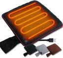 5V USB Heated Seat Cushion for Office Chairs, Portable Heating Pad Super Warm Velver Heated Seat Pad Heated Chair Cushion with Adjustable Temperature for Home, Stadium, Outdoor, 90 Minutes Auto Off