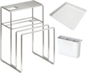 Table Organizer - Cutting Tray Holder, Kitchen Holder | Vertical Divider for Kitchenware, Cabinet Space Storage, Cookie Tray, Co