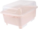 Healifty Cutlery Storage Box Lid Water Draining Tableware Holder for Bowls and Chopsticks Kitchen Organizer for Efficient Drying Multi-Functional Rack for Dining Essentials