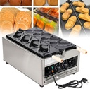 Stainless Steel Waffle Maker,Commercial & Home Electric for Bakeries and Restaurants,Durable Waffle Making Machine,Electricity B