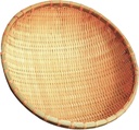PRETYZOOM Woven Storage Basket Bamboo Fruit Basket Kitchen Decorative Natural Style Random Color