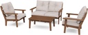 POLYWOOD Lakeside Deep Seating Set / PWS520-2-TE145999